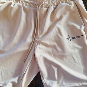 Source-unknown Men's Cream and Tan Shorts